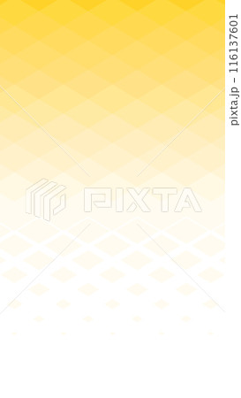 黄色い菱形グラデーション背景素材 9:16 黄色い菱形グラデーション背景素材 9:16 116137601