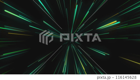 Image of light trails on black background 116145628