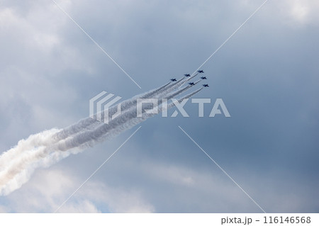 ブルーインパルスの航空ショー 116146568