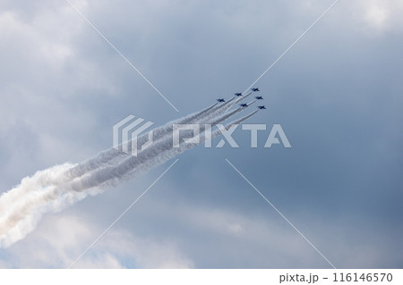 ブルーインパルスの航空ショー 116146570
