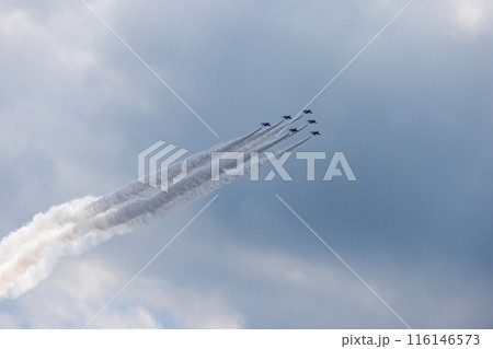 ブルーインパルスの航空ショー 116146573