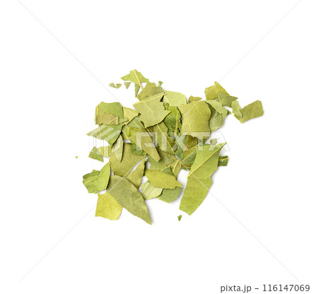 Dry Bay Leaves Powder, Crushed Laurel Leaf, Crumbled Broken Bayleaf, Fragrant Ingredient Pieces Dry Bay Leaves Powder, Crushed Laurel Leaf, Crumbled Broken Bayleaf, Fragrant Ingredient Pieces 116147069