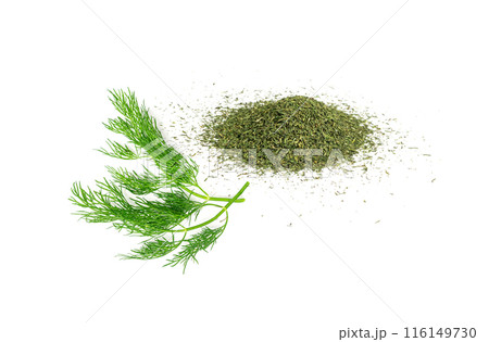 Dry Dill, Dried Fennel, Dill Weed Powder 116149730