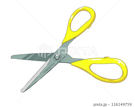 シンプルなハサミのイラスト 116149759