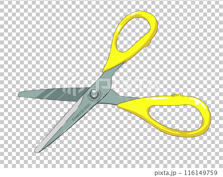シンプルなハサミのイラスト 116149759