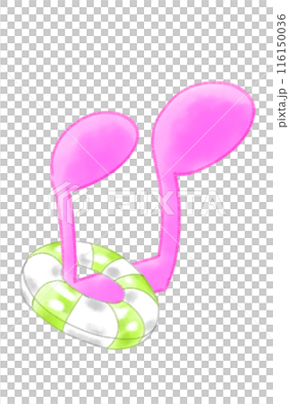 Musical note with floating ring Musical note with floating ring 116150036