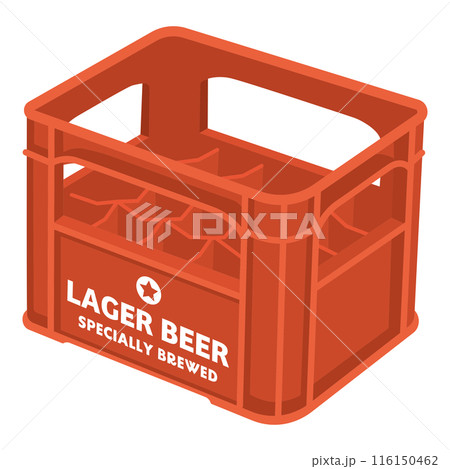 空のビールケース 116150462