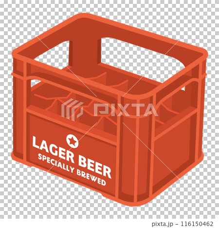 空のビールケース 116150462
