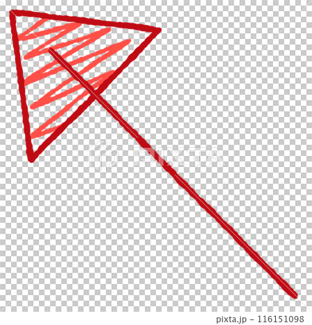 Simple red arrow illustration - Stock Illustration [116151098] - PIXTA