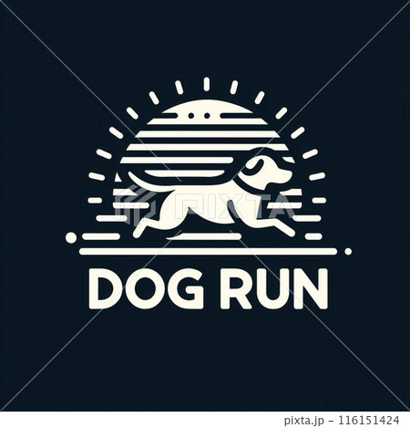 ドッグランのロゴ素材 ドッグランのロゴ素材 116151424