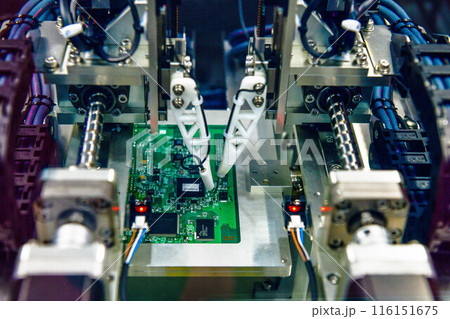 Automated technology of Assembly of computer circuit board Electronic circuit board production in machinery and technology 116151675