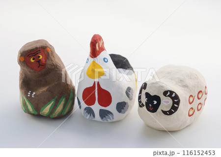 【干支イメージ】和紙の干支人形（五箇山和紙） 116152453