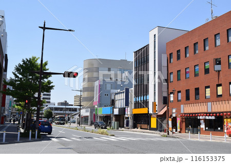 千葉県 木更津駅東口周辺の街並み 千葉県 木更津駅東口周辺の街並み 116153375