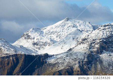 Panoramic view of Swiss Alps sunrise, Switzerland Panoramic view of Swiss Alps sunrise, Switzerland 116154320