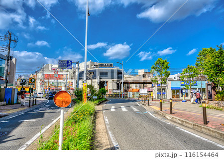 千葉県市川市の都市風景 京成八幡駅 千葉県市川市の都市風景 京成八幡駅 116154464