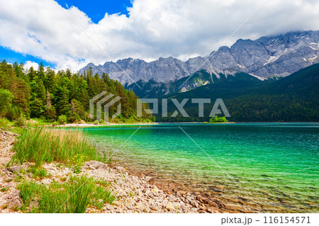 Eibsee lake in Bavaria, Germany 116154571