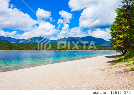 Eibsee lake in Bavaria, Germany 116154576
