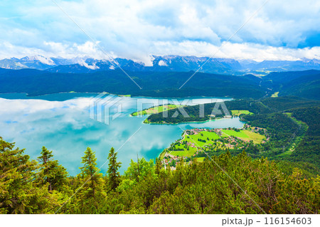 Walchensee Lake in Bavaria, Germany 116154603