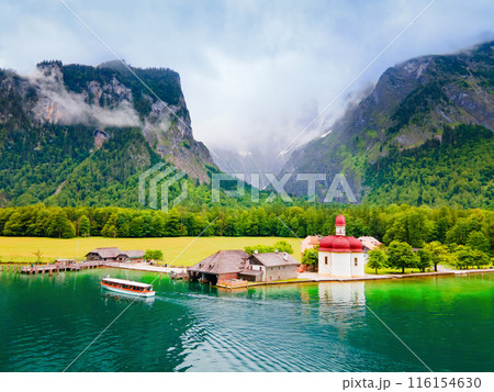 St. Bartholomew church at Konigssee Lake St. Bartholomew church at Konigssee Lake 116154630