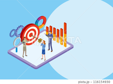 ビジネスターゲットのイメージイラスト 116154930