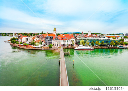Friedrichshafen aerial panoramic view in Bavaria, Germany Friedrichshafen aerial panoramic view in Bavaria, Germany 116155034
