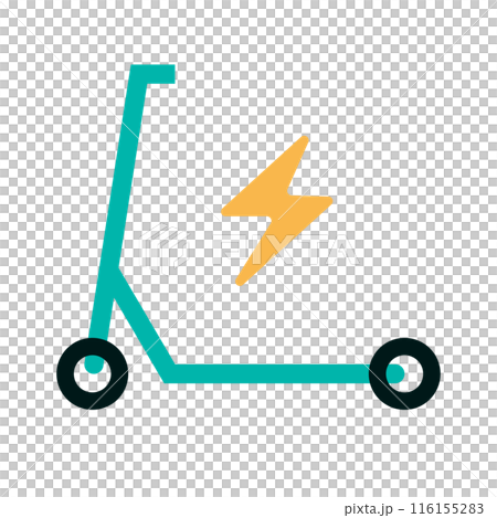 Electric scooter icon. Vector. Electric scooter icon. Vector. 116155283