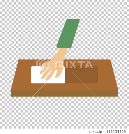 擦桌子。打掃。向量。 擦桌子。打掃。向量。 116155306