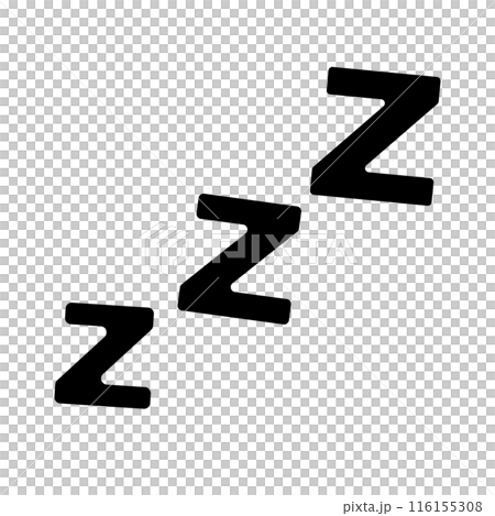zzz silhouette icon. Sleep. Snoring. Vector. zzz silhouette icon. Sleep. Snoring. Vector. 116155308