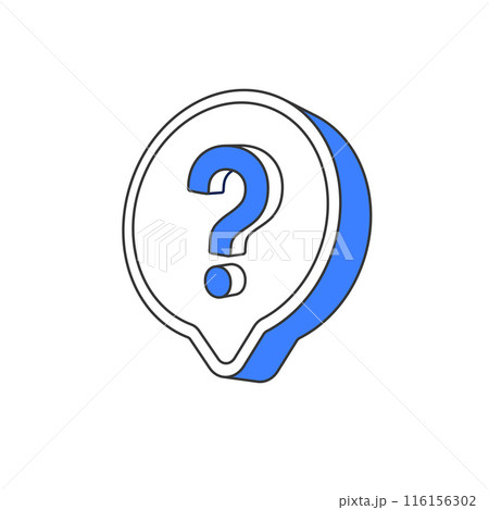 Question mark web page design. FAQ sign Question mark web page design. FAQ sign 116156302