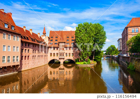 Nuremberg old town in Bavaria, Germany 116156494