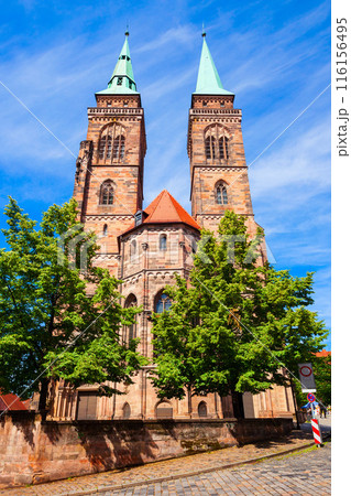 St. Sebald Church in Nuremberg town 116156495