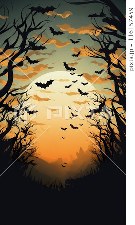 bats on spooky background, halloween concept bats on spooky background, halloween concept 116157459