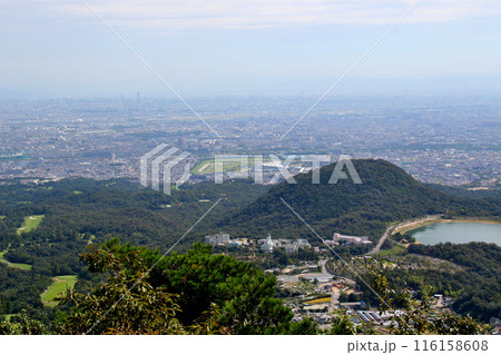 行者山　東観望より　甲山　北山貯水池　仁川競馬場　を望む 116158608