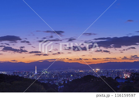 Kyoto tower landmark scenery of Kyoto City View From Kiyomizudera Temple , Japan Kyoto tower landmark scenery of Kyoto City View From Kiyomizudera Temple , Japan 116159597