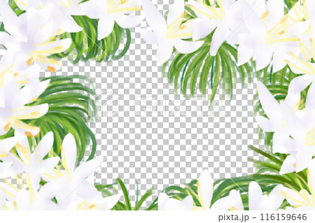 Crane and orchid flower card 5 116159646