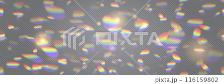Seamless iridescent pattern with rainbow highlights 116159802