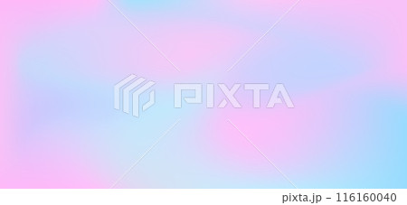 Gradient pink blue background. Winter banner template in cool shades. Blurred color backdrop. 116160040