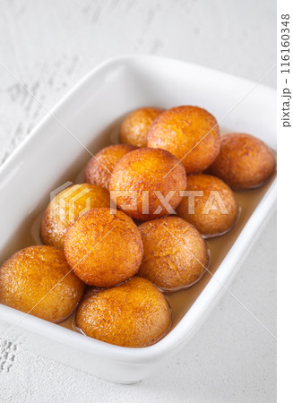 Gulab jamun dessert 116160348