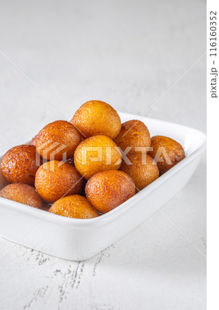 Gulab jamun dessert 116160352