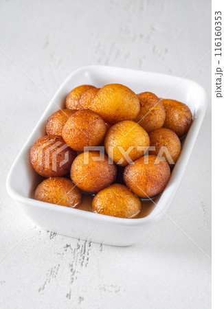 Gulab jamun dessert 116160353