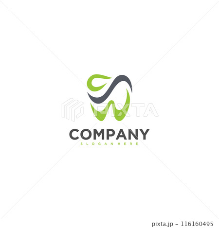 CSW letter for dental care clinic hospital logo CSW letter for dental care clinic hospital logo 116160495