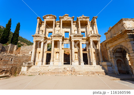 Ephesus ancient greek city is located in Izmir Province in Turkey 116160596