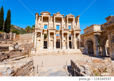 Ephesus ancient greek city is located in Izmir Province in Turkey 116160597