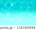 キラキラしたミントブルーの背景 116160948