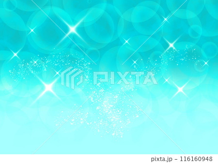 キラキラしたミントブルーの背景 116160948