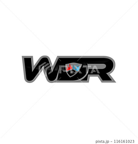 WDR letter for your best business logo symbol 116161023