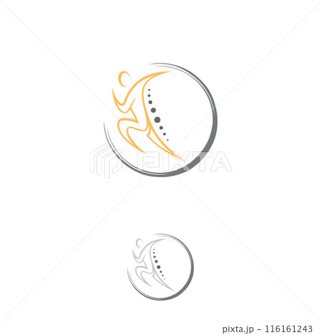 Creative human spinal health care medical template Creative human spinal health care medical template 116161243