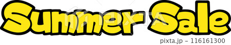 ポップ文字　Summer Sale 116161300