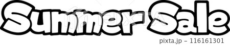 ポップ文字 Summer Sale 透過 ポップ文字 Summer Sale 透過 116161301