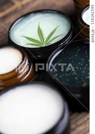 Cannabis cosmetics oil and medical marijuana Cannabis cosmetics oil and medical marijuana 116162395
